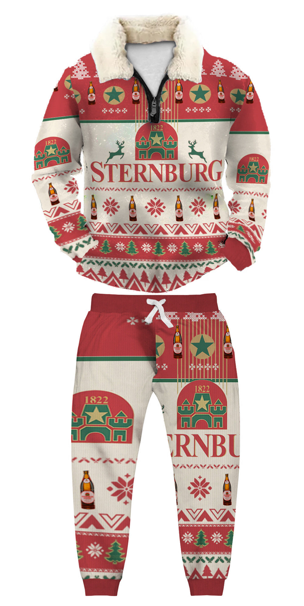 Ugly Quarter Zip Sweatshirt & Sweatpant Set b9bf - product image
