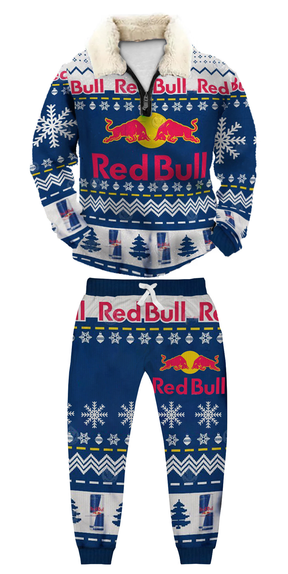 Ugly Quarter Zip Sweatshirt & Sweatpant Set a301 - product image