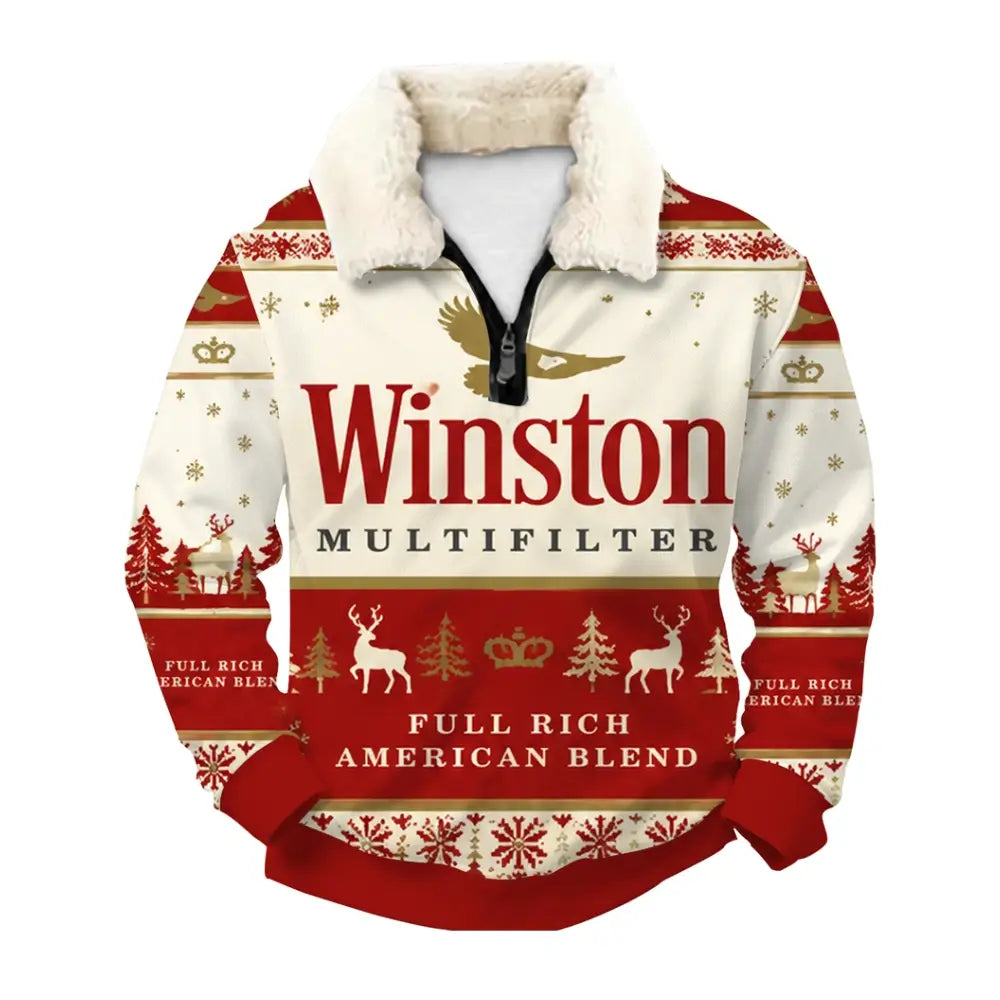 American Ugly Quarter Zip Sweatshirt & Sweatpant Set - THREADPARTY