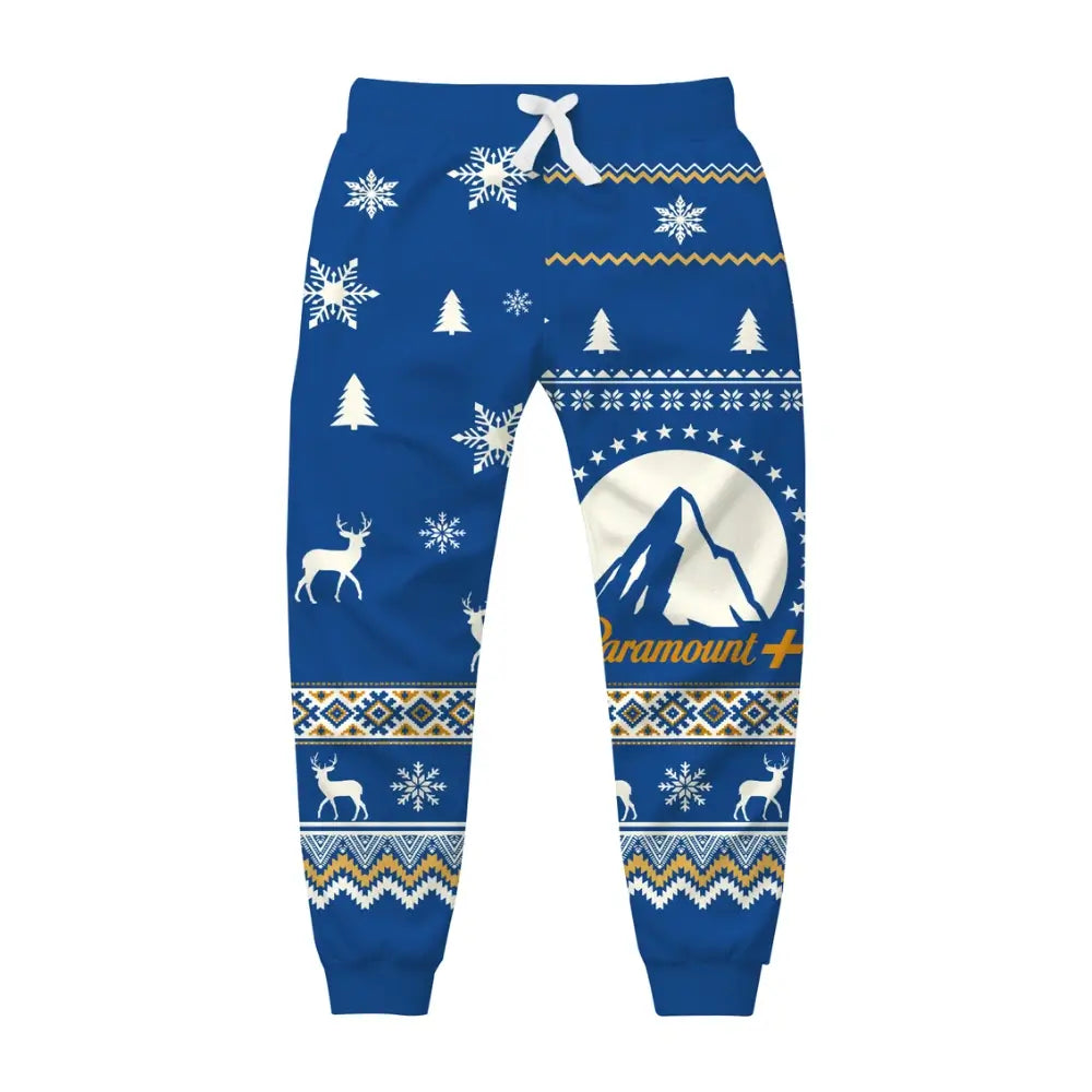 Arctic Mountain Adventure Ugly Quarter Zip Sweatshirt & Sweatpant Set - THREADPARTY