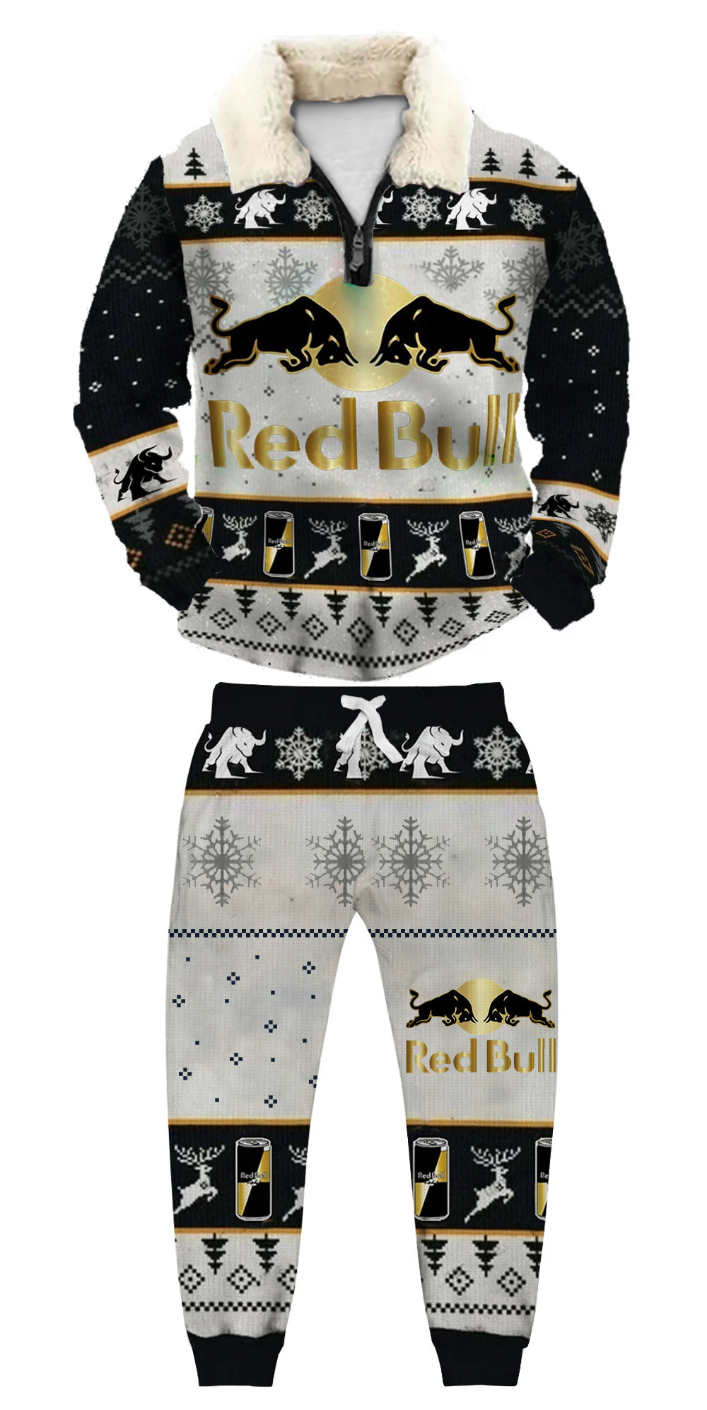 Ugly Quarter Zip Sweatshirt & Sweatpant Set b87c - product image