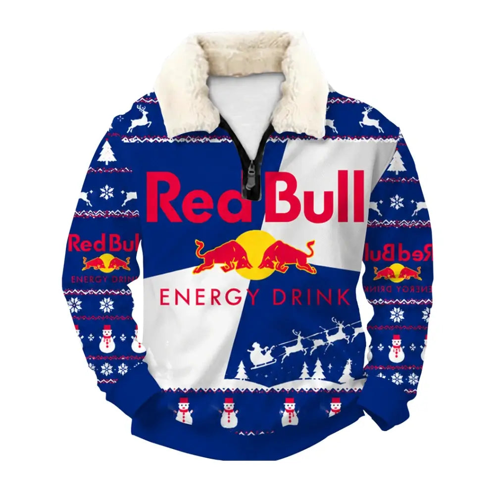 Blue Energy Ugly Quarter Zip Sweatshirt & Sweatpant Set - THREADPARTY