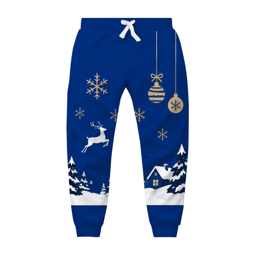 Blue Smoke Ugly Quarter Zip Sweatshirt & Sweatpant Set - THREADPARTY