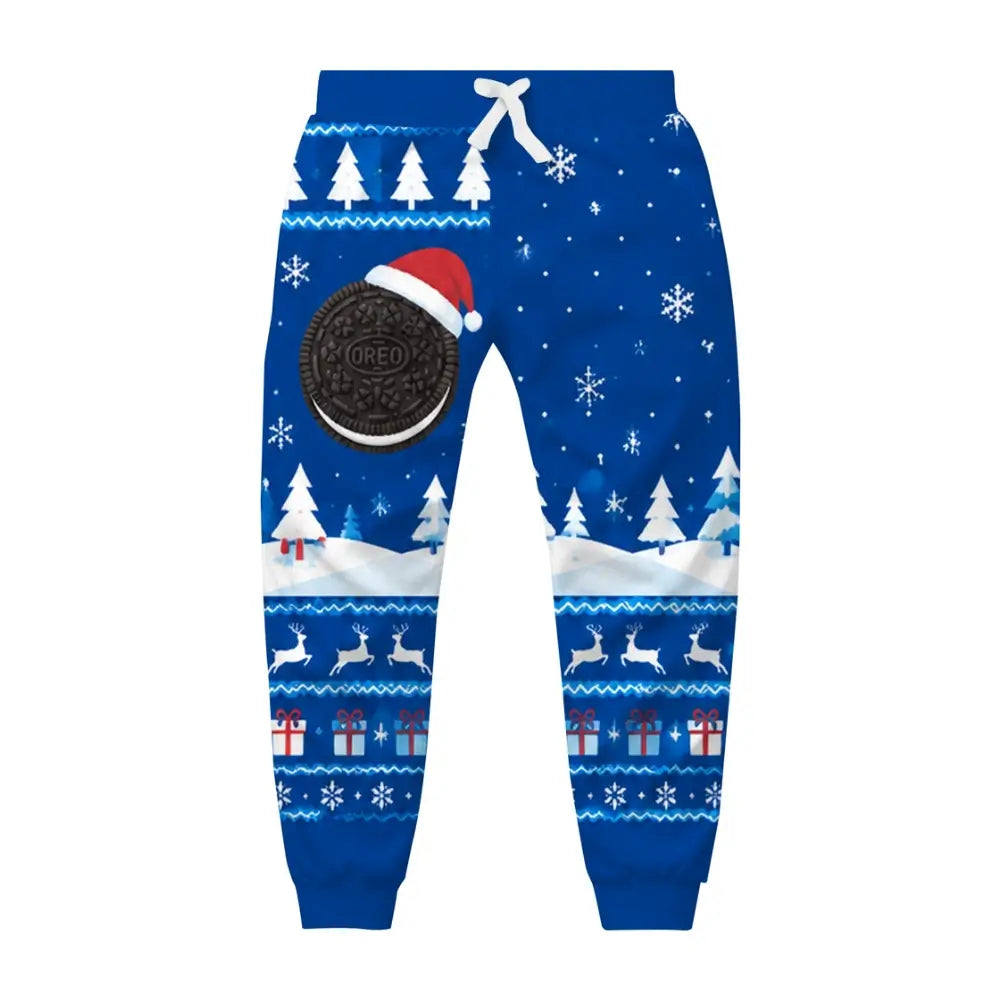 Cookie Winter Ugly Quarter Zip Sweatshirt & Sweatpant Set - THREADPARTY