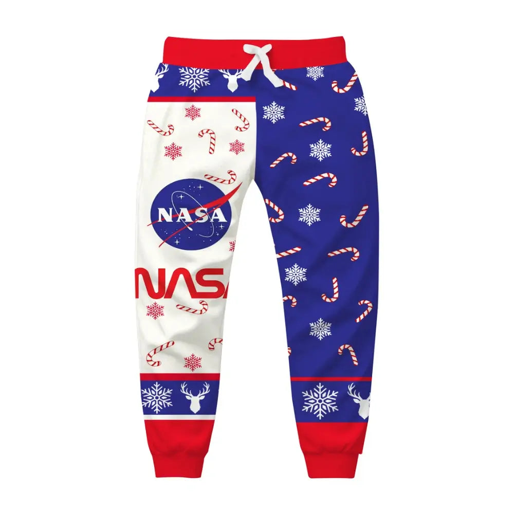 Cosmic Holiday Ugly Quarter Zip Sweatshirt & Sweatpant Set - THREADPARTY