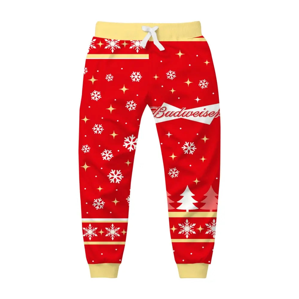 Crimson Brew Ugly Quarter Zip Sweatshirt & Sweatpant Set - THREADPARTY