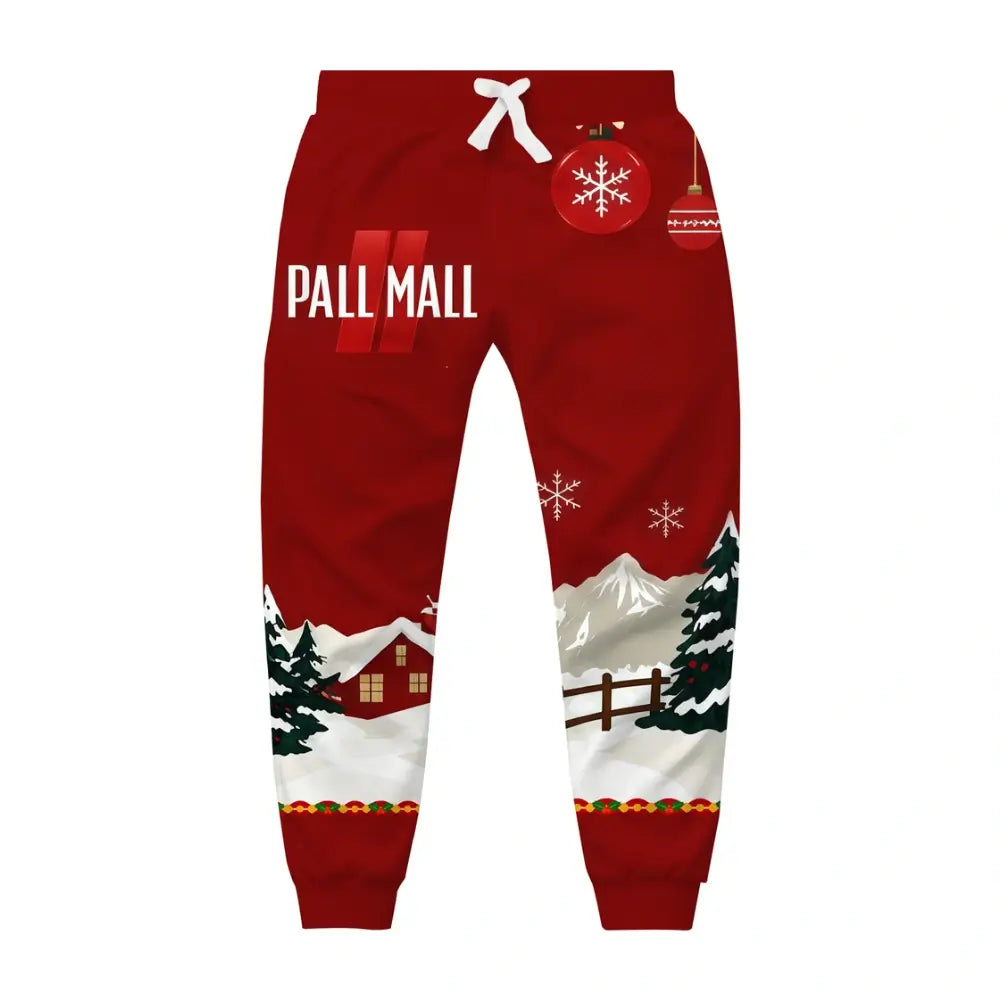 Crimson Ugly Quarter Zip Sweatshirt & Sweatpant Set - THREADPARTY