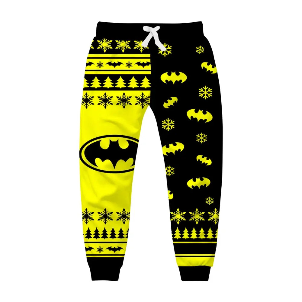 Dark Knight Ugly Quarter Zip Sweatshirt & Sweatpant Set - THREADPARTY