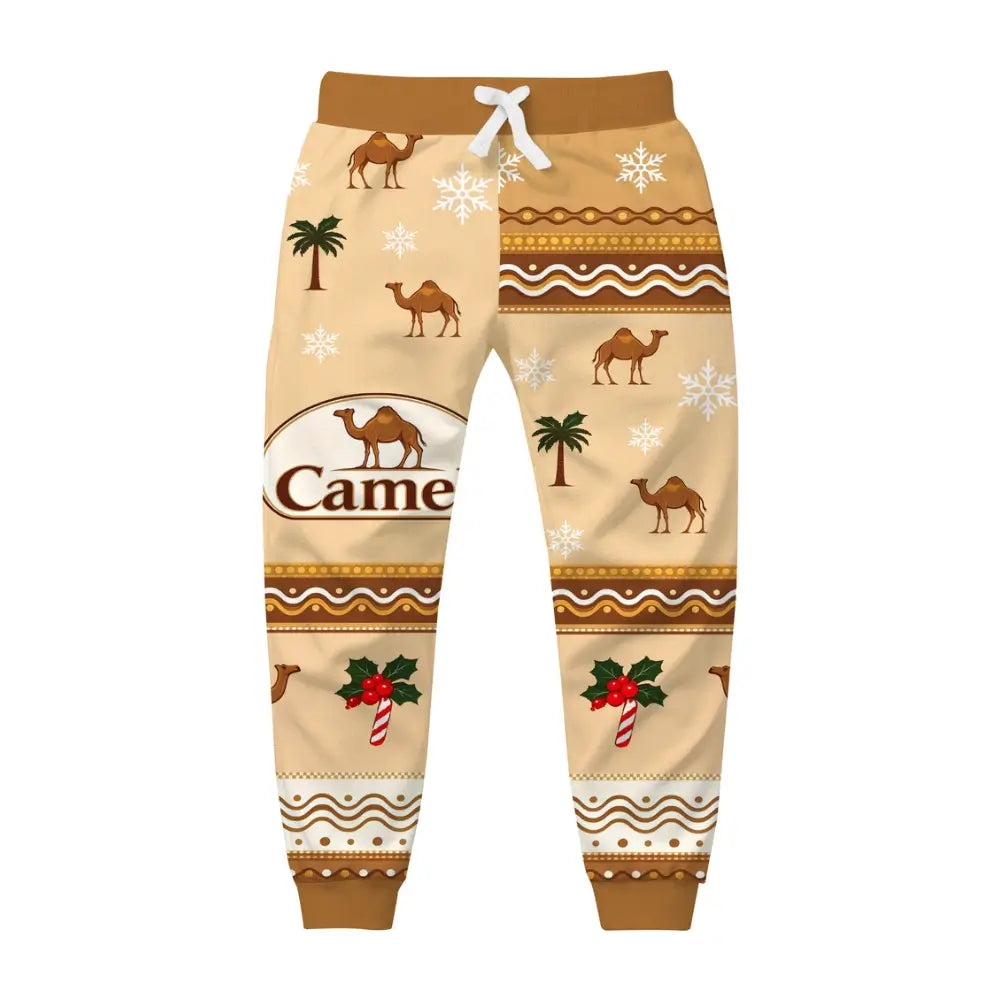Desert Camel Heritage Ugly Quarter Zip Sweatshirt & Sweatpant Set - THREADPARTY