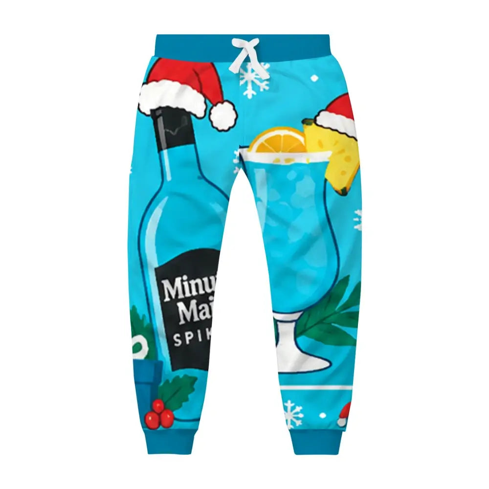 Drunken Holiday Vibes Ugly Quarter Zip Sweatshirt & Sweatpant Set - THREADPARTY
