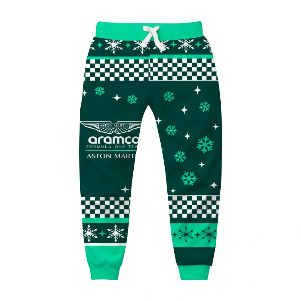 Emerald Racing Ugly Quarter Zip Sweatshirt & Sweatpant Set - THREADPARTY