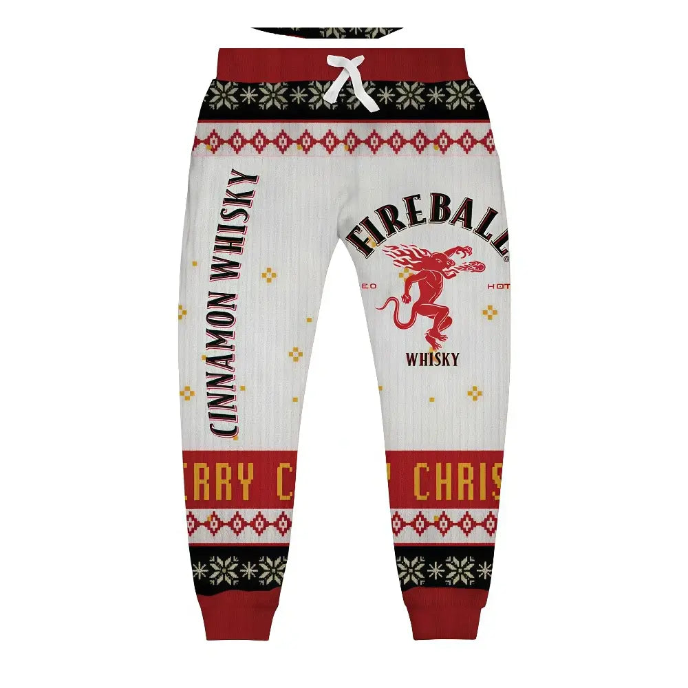 Festive Ugly Quarter Zip Sweatshirt & Sweatpant Set - THREADPARTY