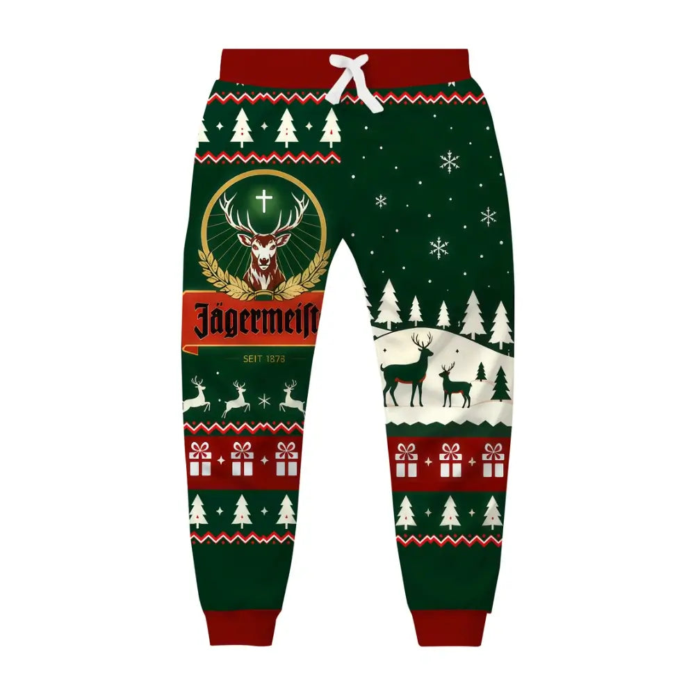 Forest Spirit Ugly Quarter Zip Sweatshirt & Sweatpant Set - THREADPARTY