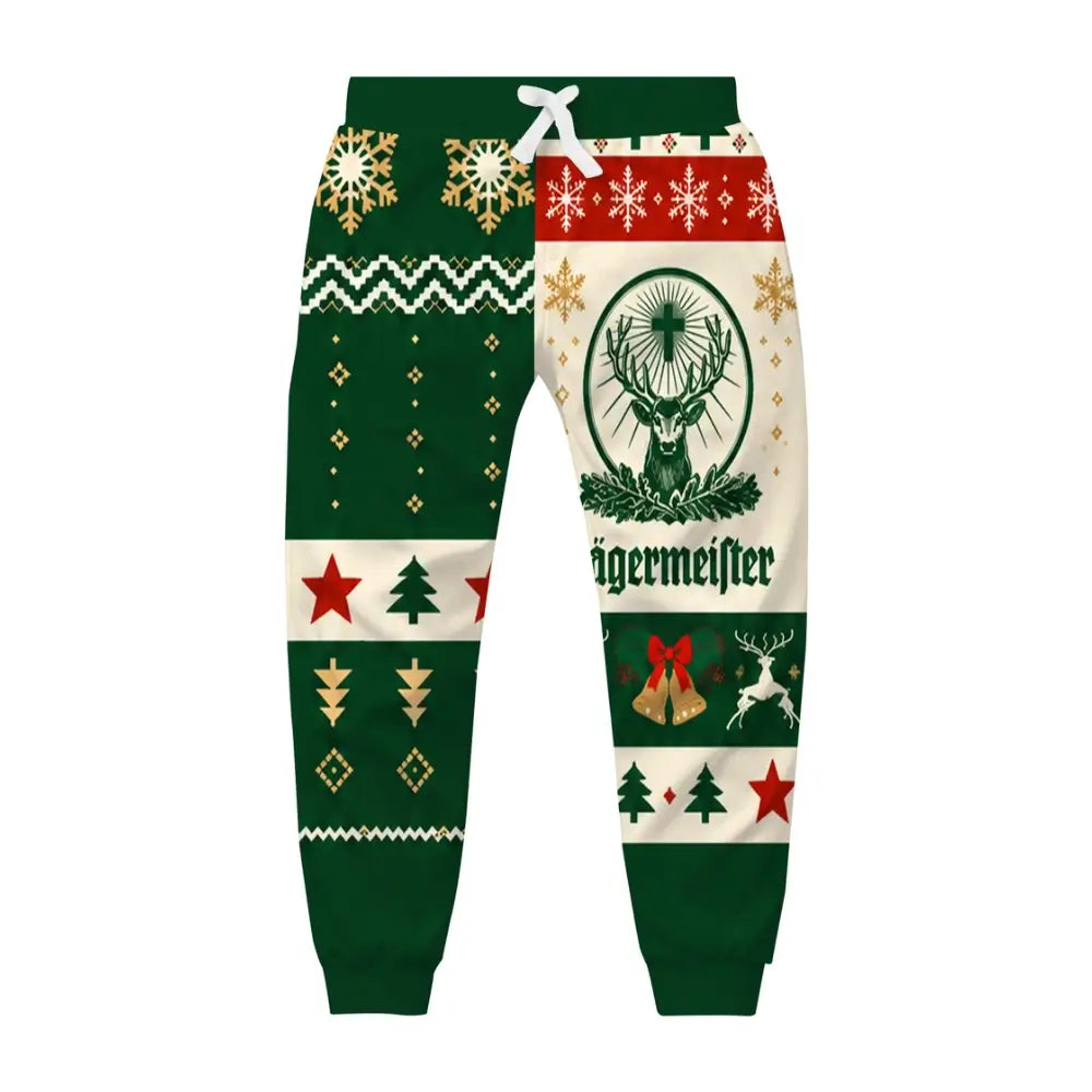Forest Spirit Ugly Quarter Zip Sweatshirt & Sweatpant Set - THREADPARTY