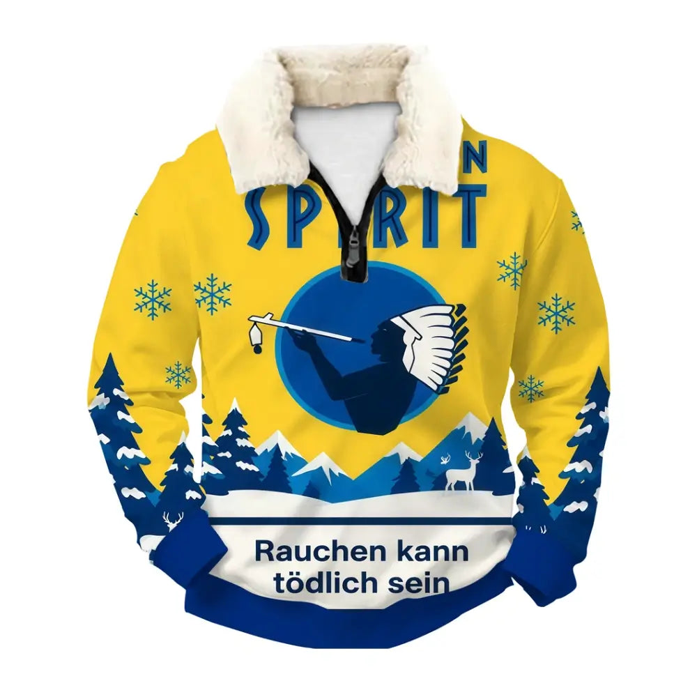 Golden Eagle Ugly Quarter Zip Sweatshirt & Sweatpant Set - THREADPARTY
