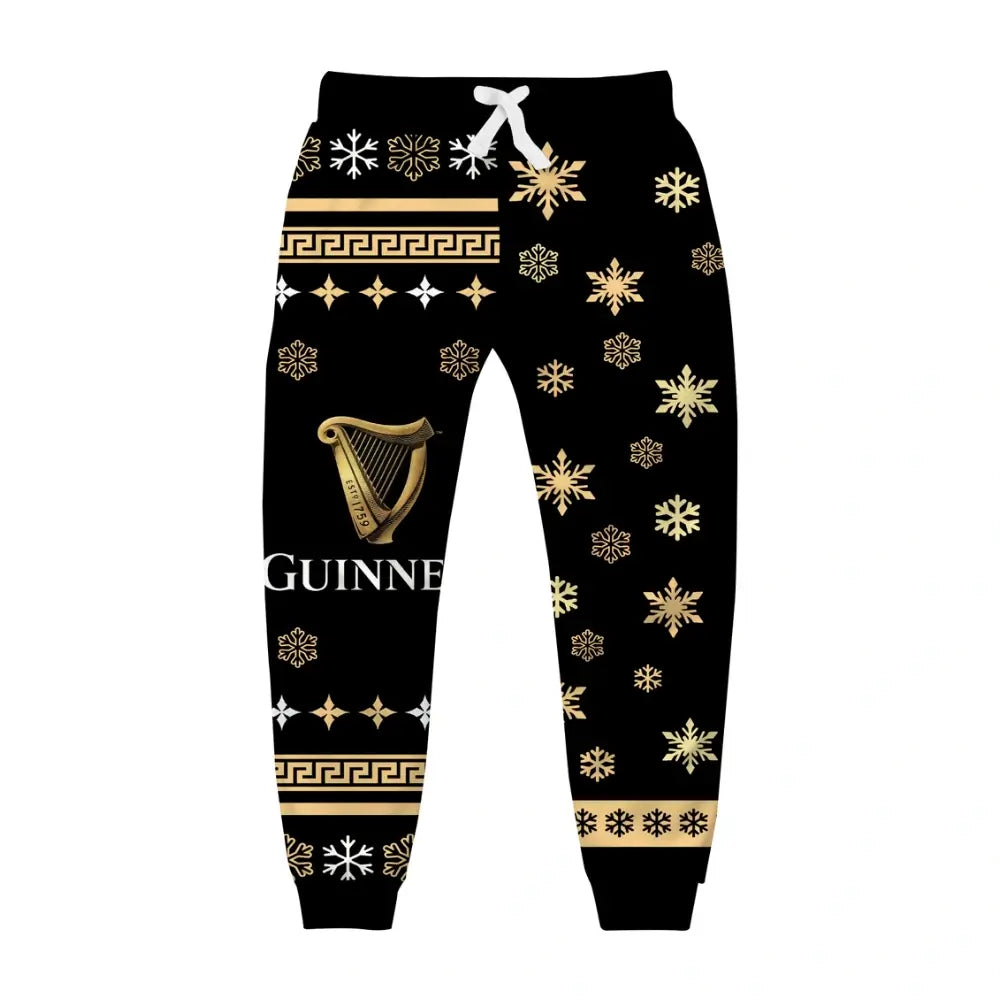 Golden Midnight Ugly Quarter Zip Sweatshirt & Sweatpant Set - THREADPARTY