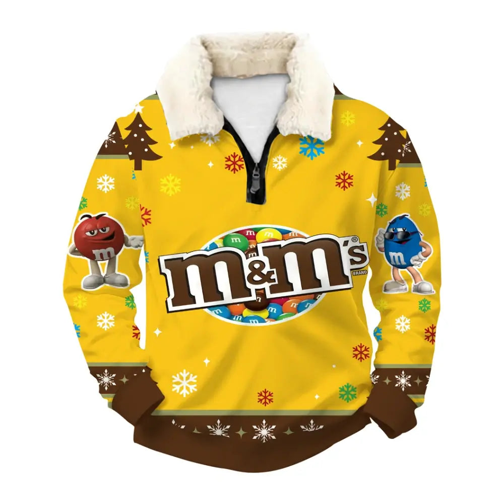 Golden Treats Ugly Quarter Zip Sweatshirt & Sweatpant Set - THREADPARTY