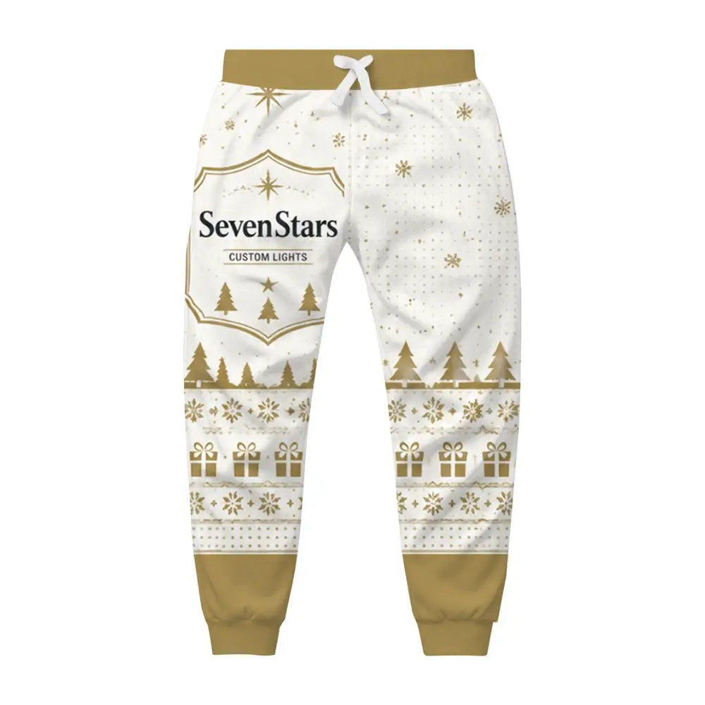 Golden Winter Ugly Quarter Zip Sweatshirt & Sweatpant Set - THREADPARTY