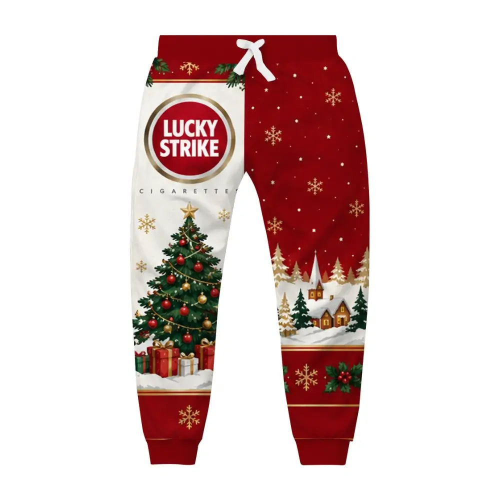 Holiday Smoke Ugly Quarter Zip Sweatshirt & Sweatpant Set - THREADPARTY