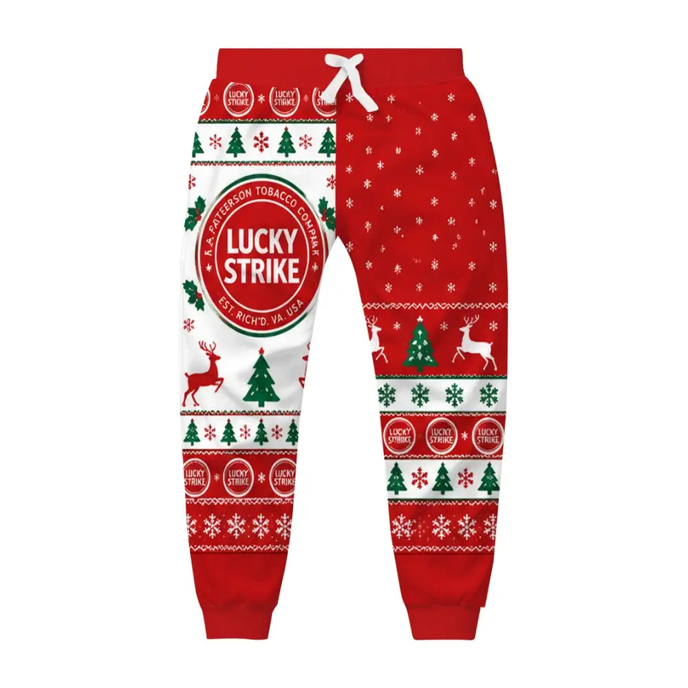 Lucky Holiday Ugly Quarter Zip Sweatshirt & Sweatpant Set - THREADPARTY