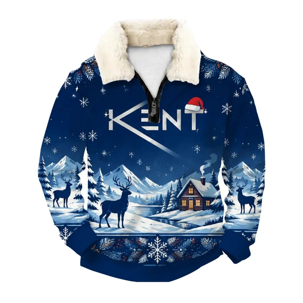 Menthol Ugly Quarter Zip Sweatshirt & Sweatpant Set - THREADPARTY