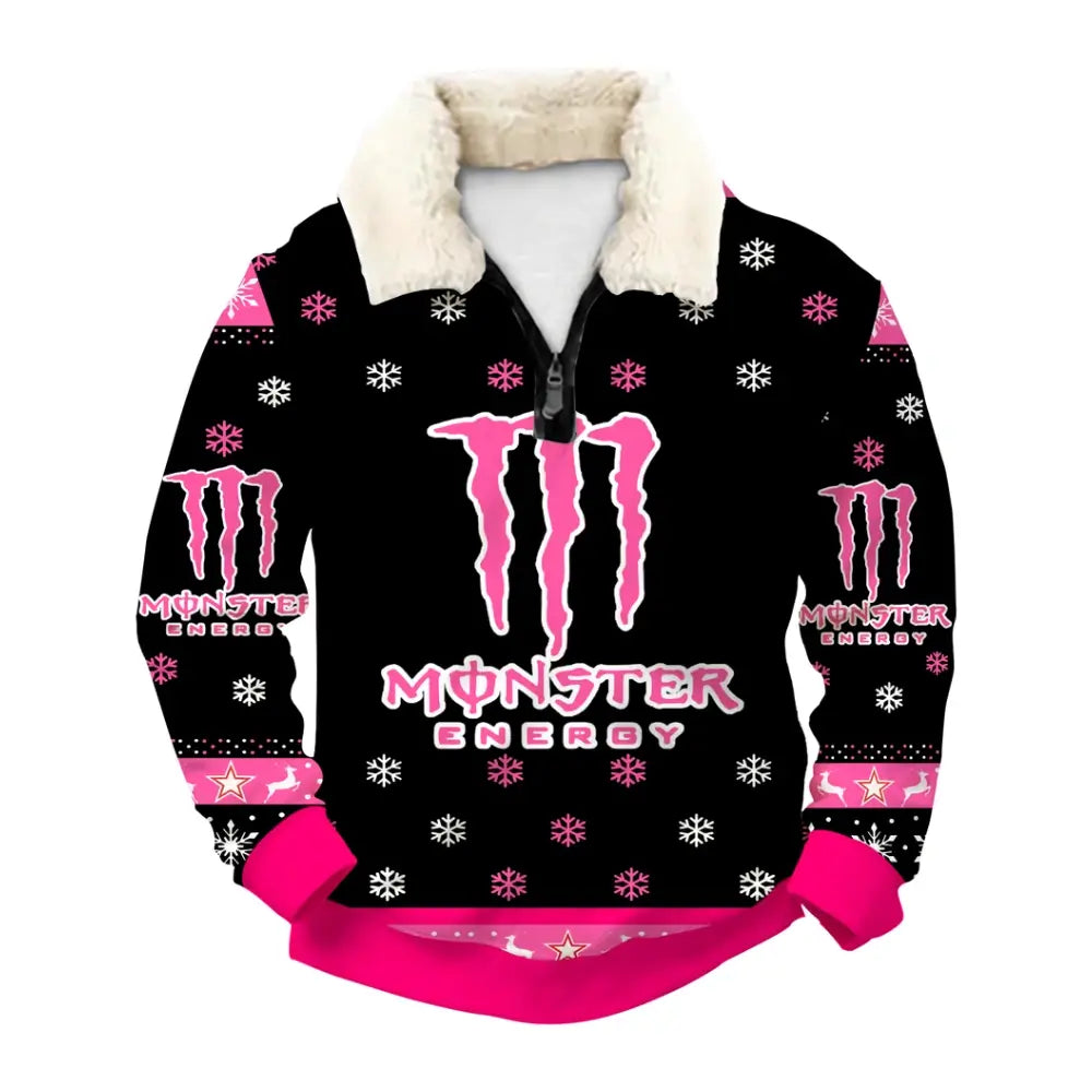Neon Energy Ugly Quarter Zip Sweatshirt & Sweatpant Set - THREADPARTY
