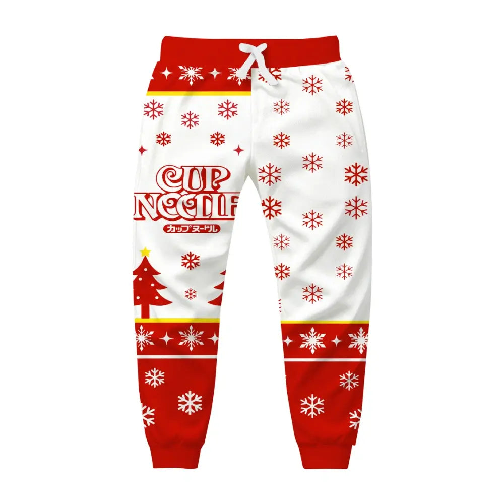 Noodle Nights Ugly Quarter Zip Sweatshirt & Sweatpant Set - THREADPARTY