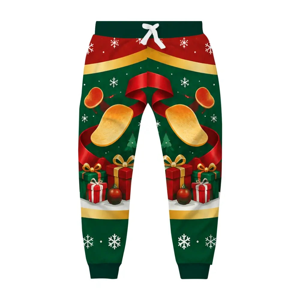 Spicy Holiday Ugly Quarter Zip Sweatshirt & Sweatpant Set - THREADPARTY