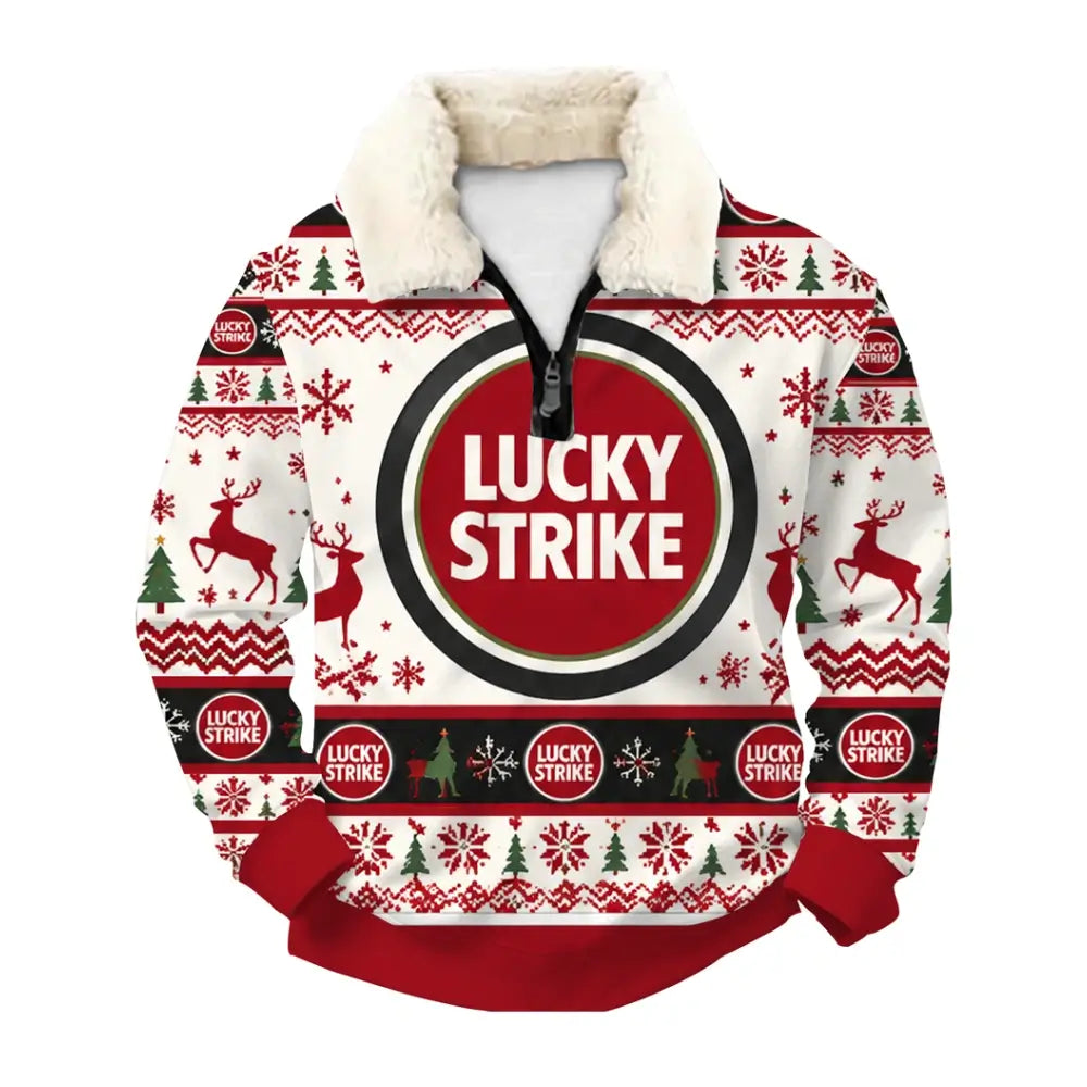 Strike Ugly Quarter Zip Sweatshirt & Sweatpant Set - THREADPARTY