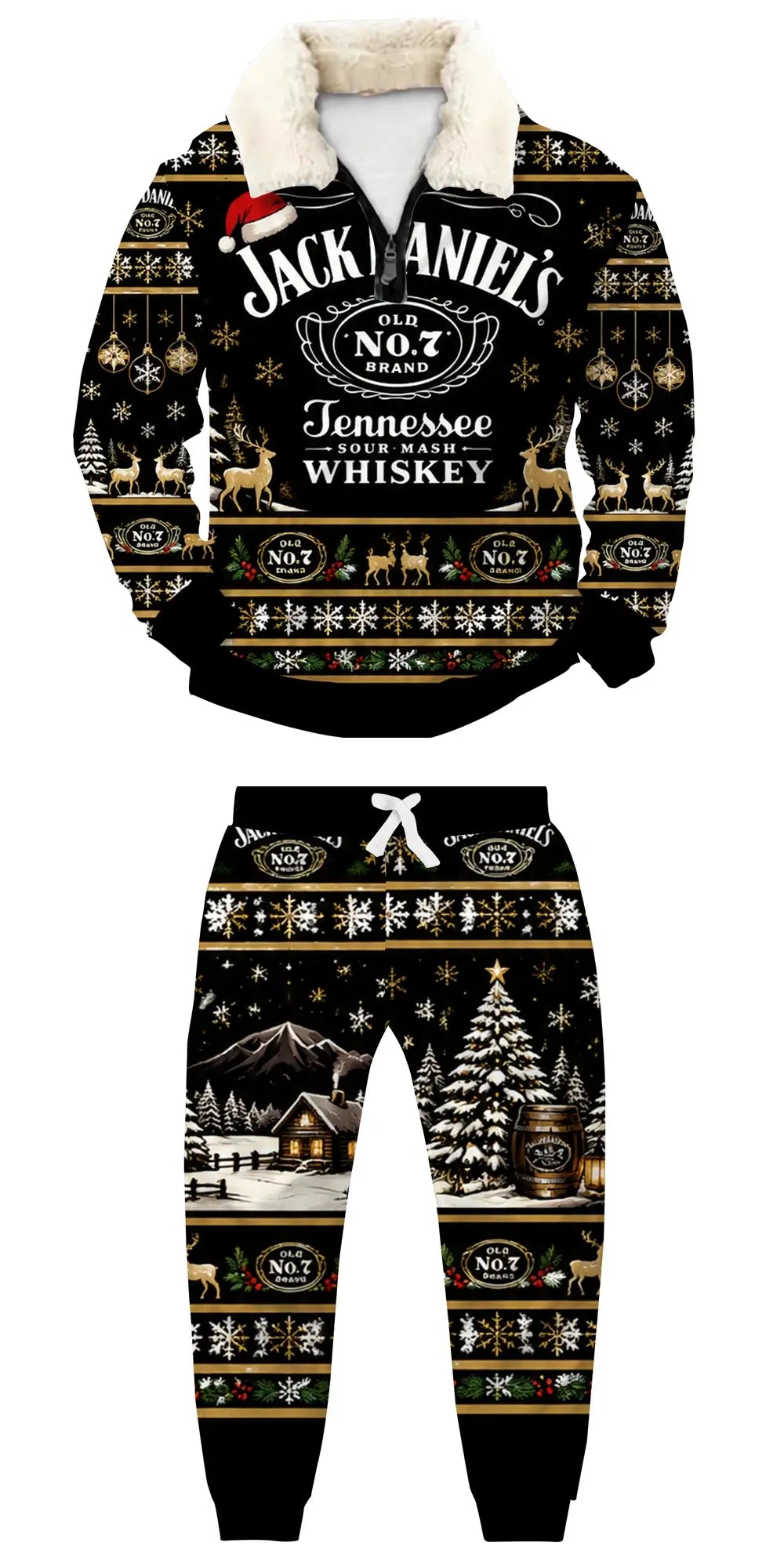 Tennessee Ugly Quarter Zip Sweatshirt & Sweatpant Set - THREADPARTY