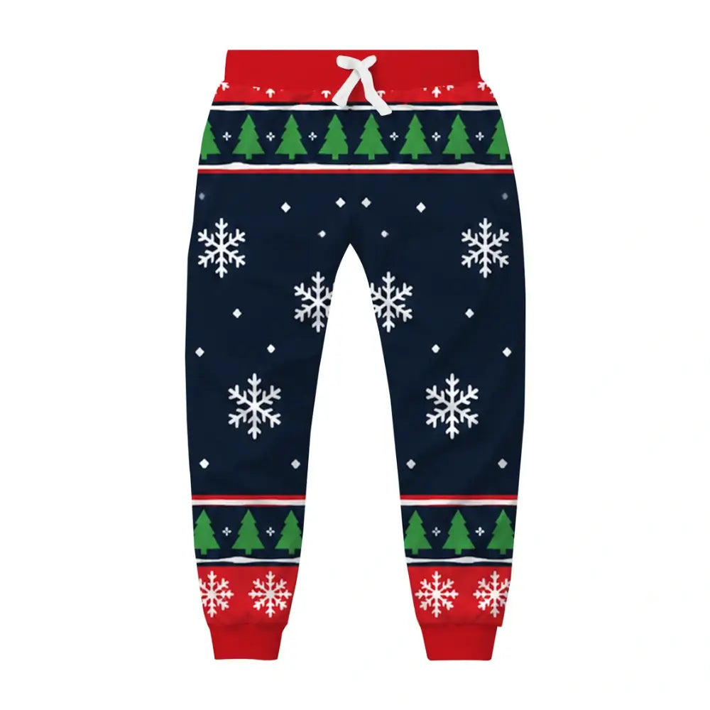 Tree Peek Ugly Quarter Zip Sweatshirt & Sweatpant Set - THREADPARTY