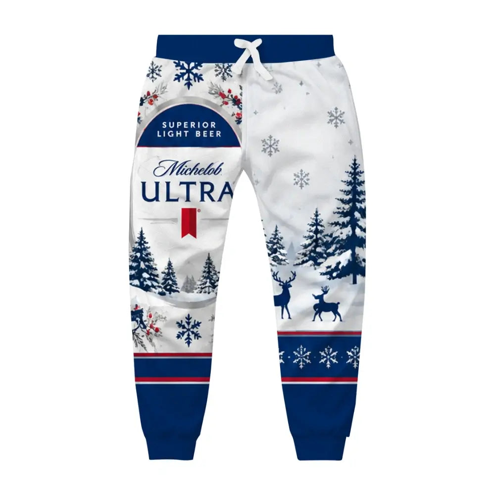 Winter Brew Ugly Quarter Zip Sweatshirt & Sweatpant Set - THREADPARTY