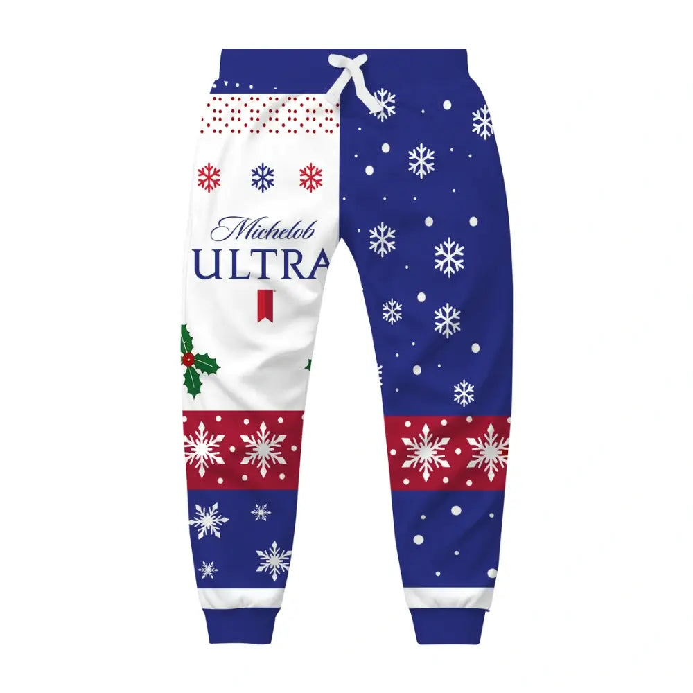 Winter Brew Ugly Quarter Zip Sweatshirt & Sweatpant Set - THREADPARTY