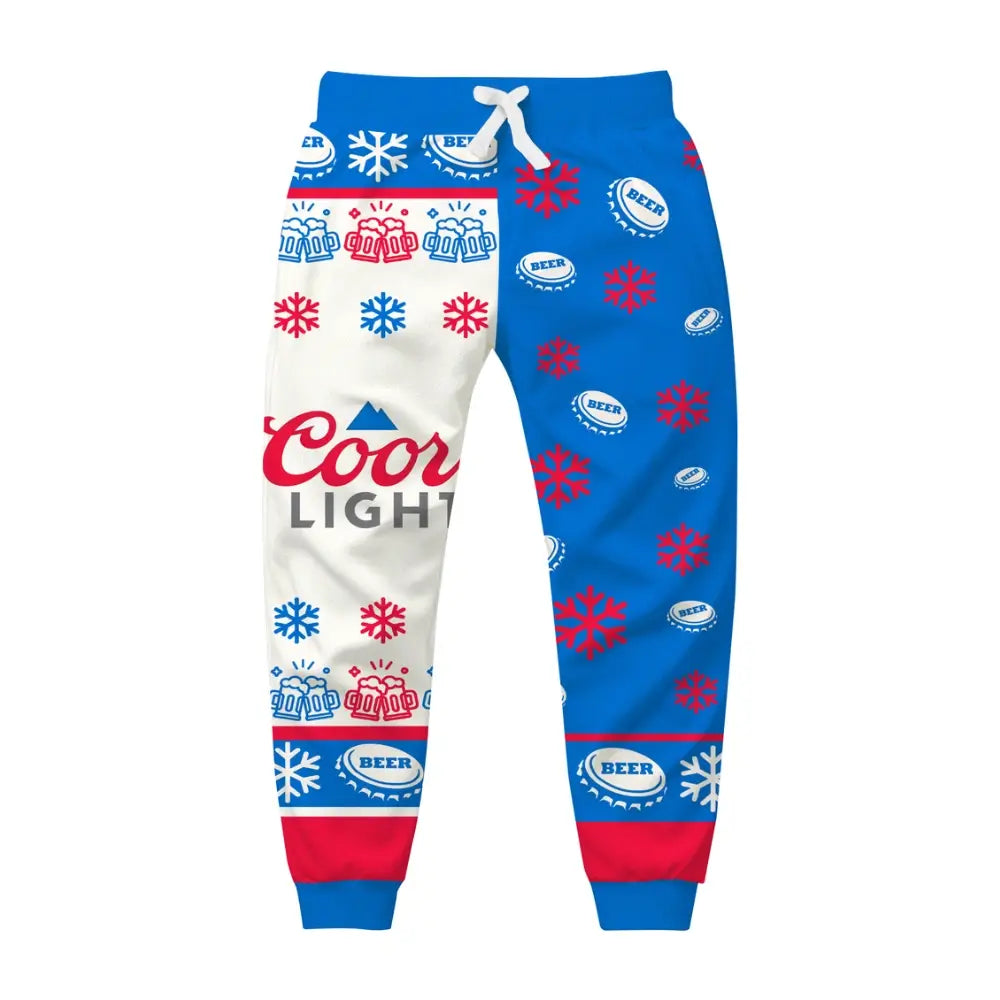 Winter Chill Ugly Quarter Zip Sweatshirt & Sweatpant Set - THREADPARTY