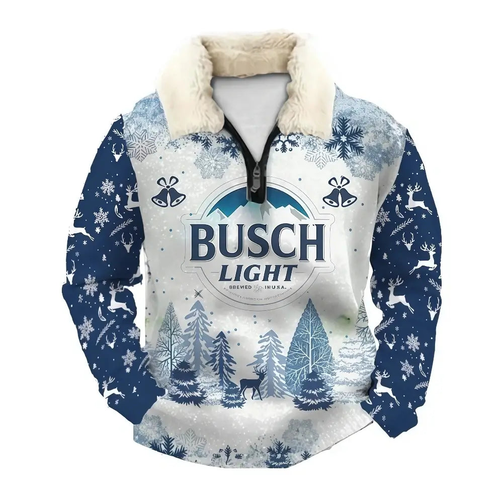 Winter Ugly Quarter Zip Sweatshirt & Sweatpant Set - THREADPARTY