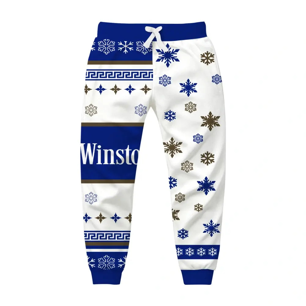 Winter Winston Ugly Quarter Zip Sweatshirt & Sweatpant Set - THREADPARTY