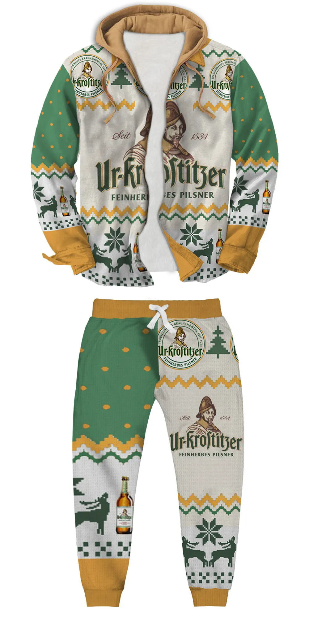 Ugly Zip Hoodie & Sweatpant Set d6f7 - product image