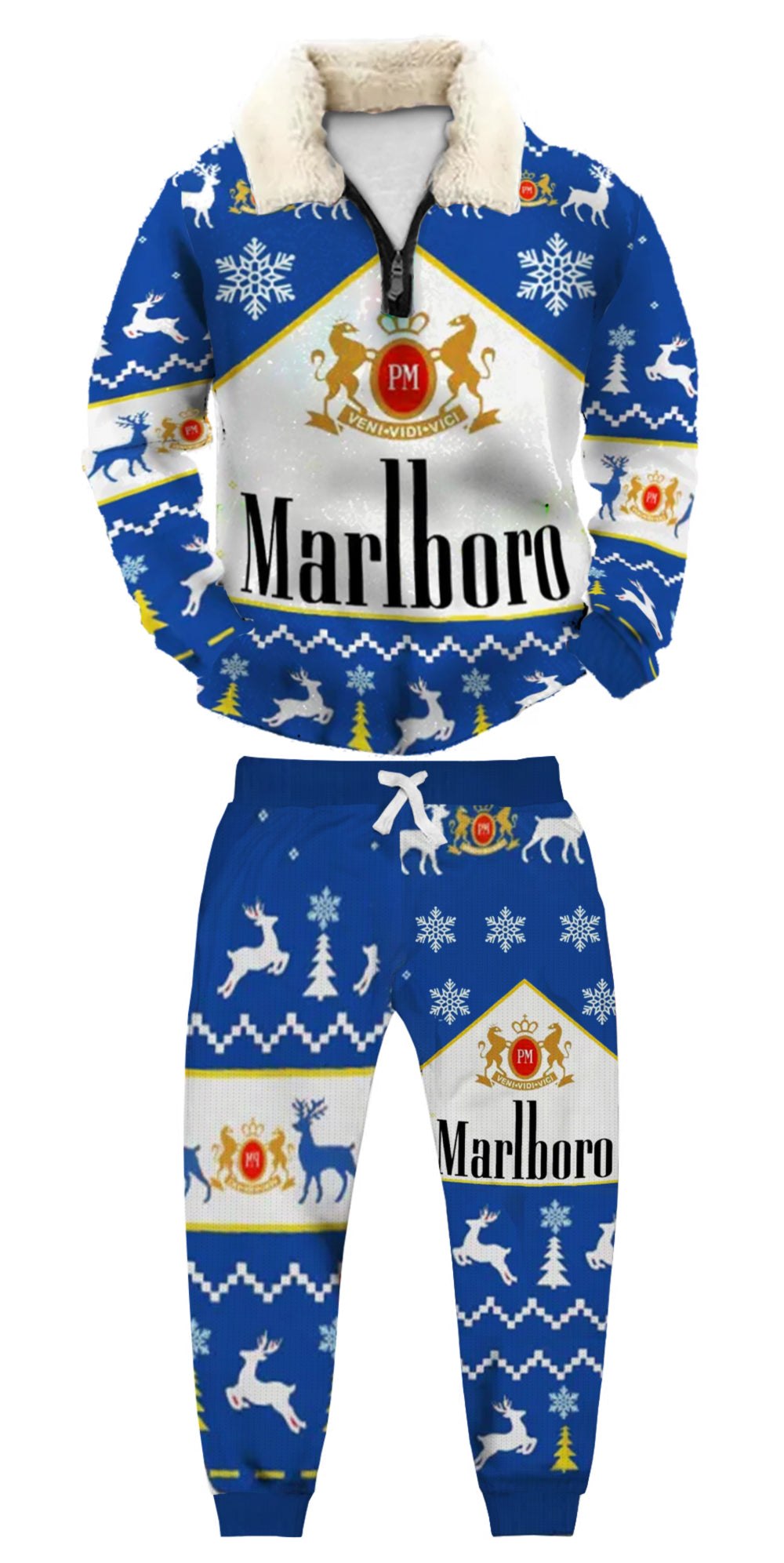 Ugly Quarter Zip Sweatshirt & Sweatpant Set 24f5 - product image 4