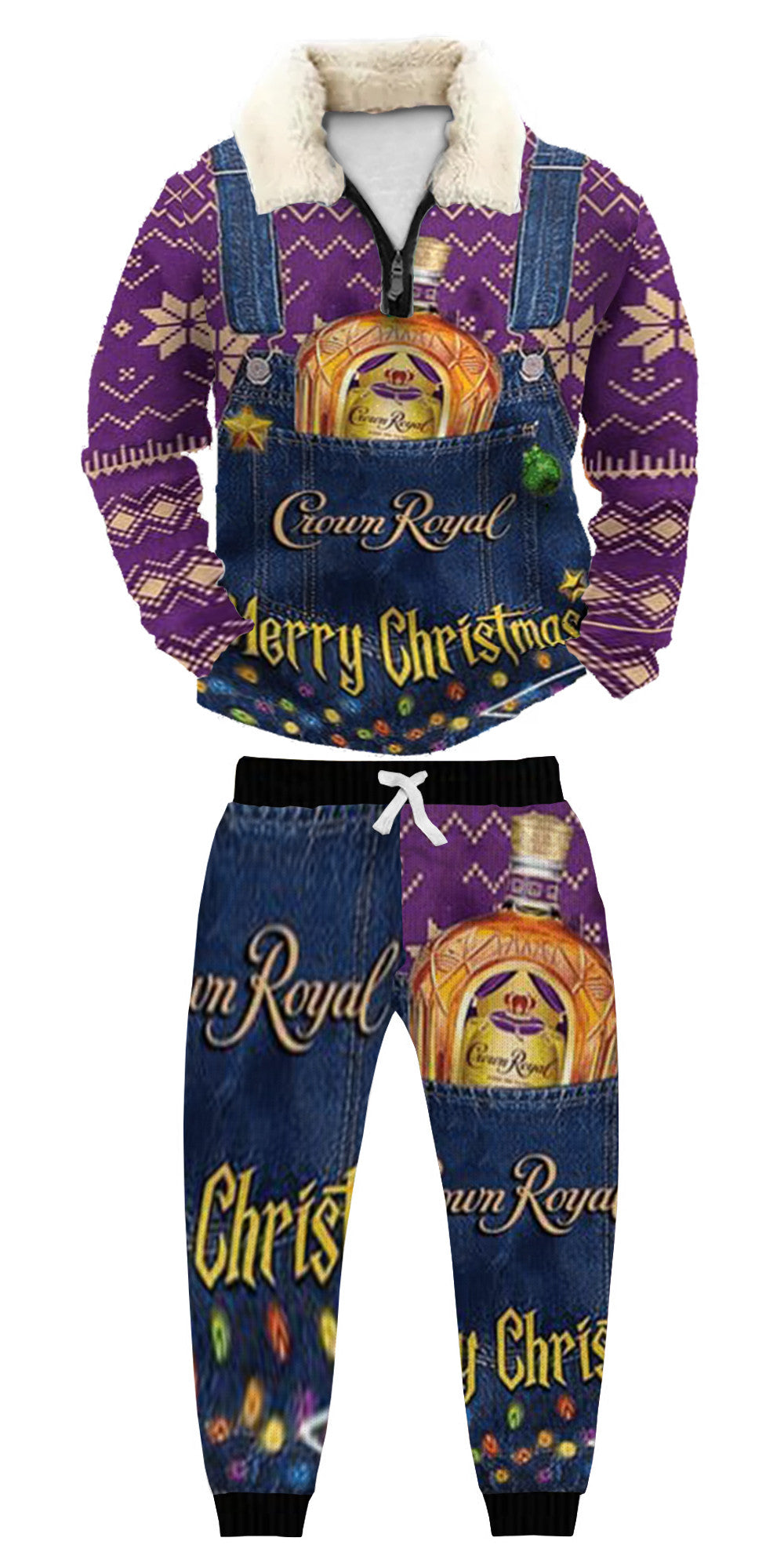 Ugly Quarter Zip Sweatshirt & Sweatpant Set af1f cb2b - product image