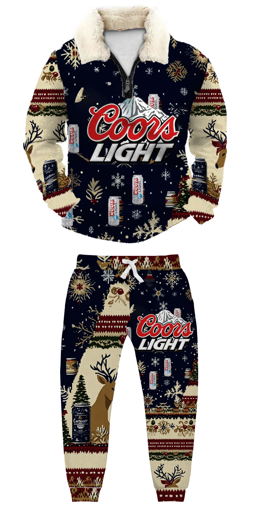 Ugly Quarter Zip Sweatshirt & Sweatpant Set af1f b5e9 - product image