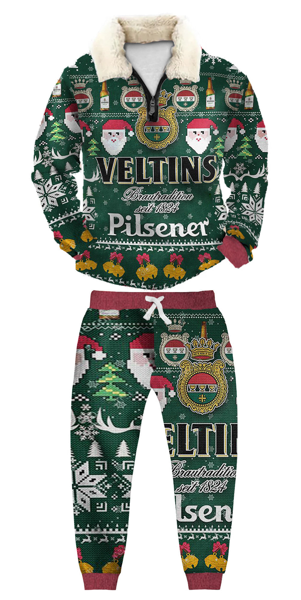 Ugly Quarter Zip Sweatshirt & Sweatpant Set 9c62 - product image
