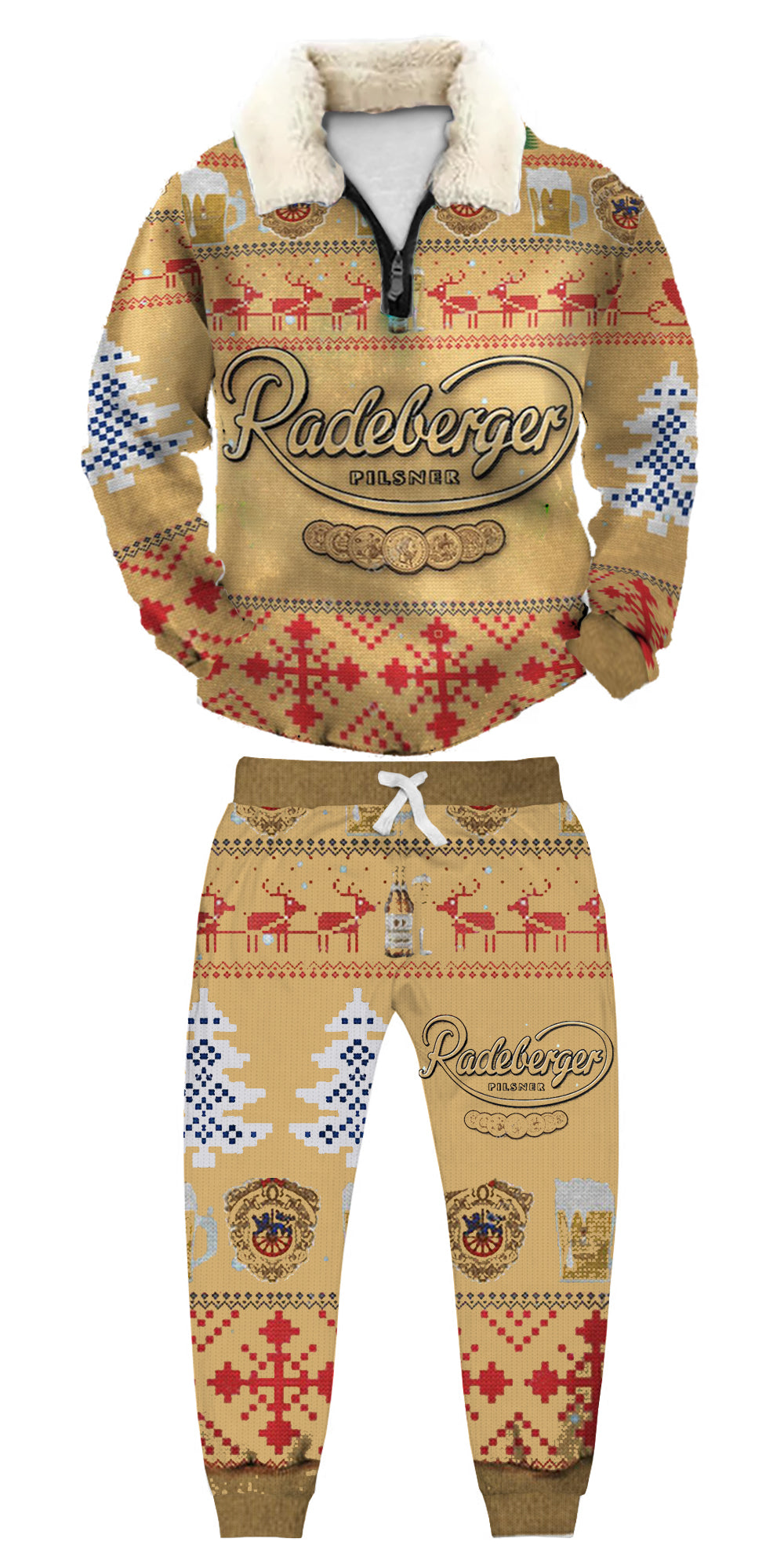 Ugly Quarter Zip Sweatshirt & Sweatpant Set 3e15 - product image