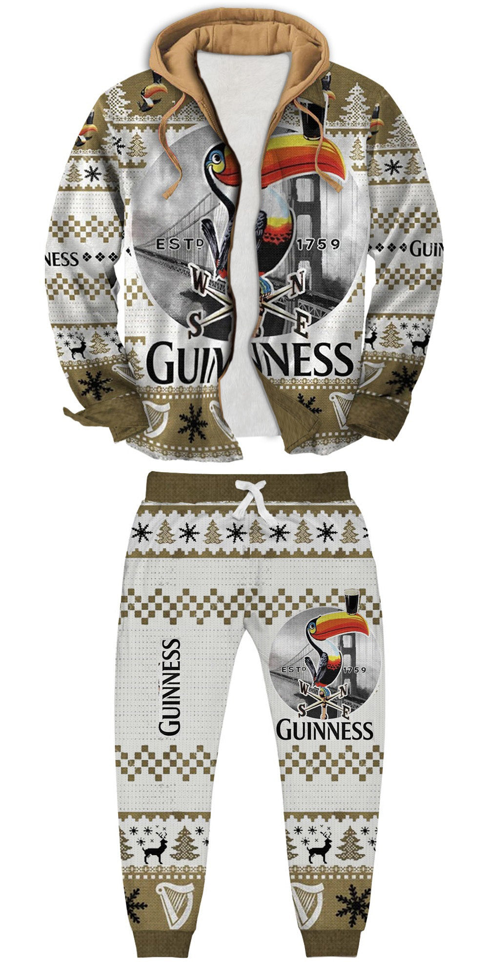 Ugly Zip Hoodie & Sweatpant Set 49fe - product image