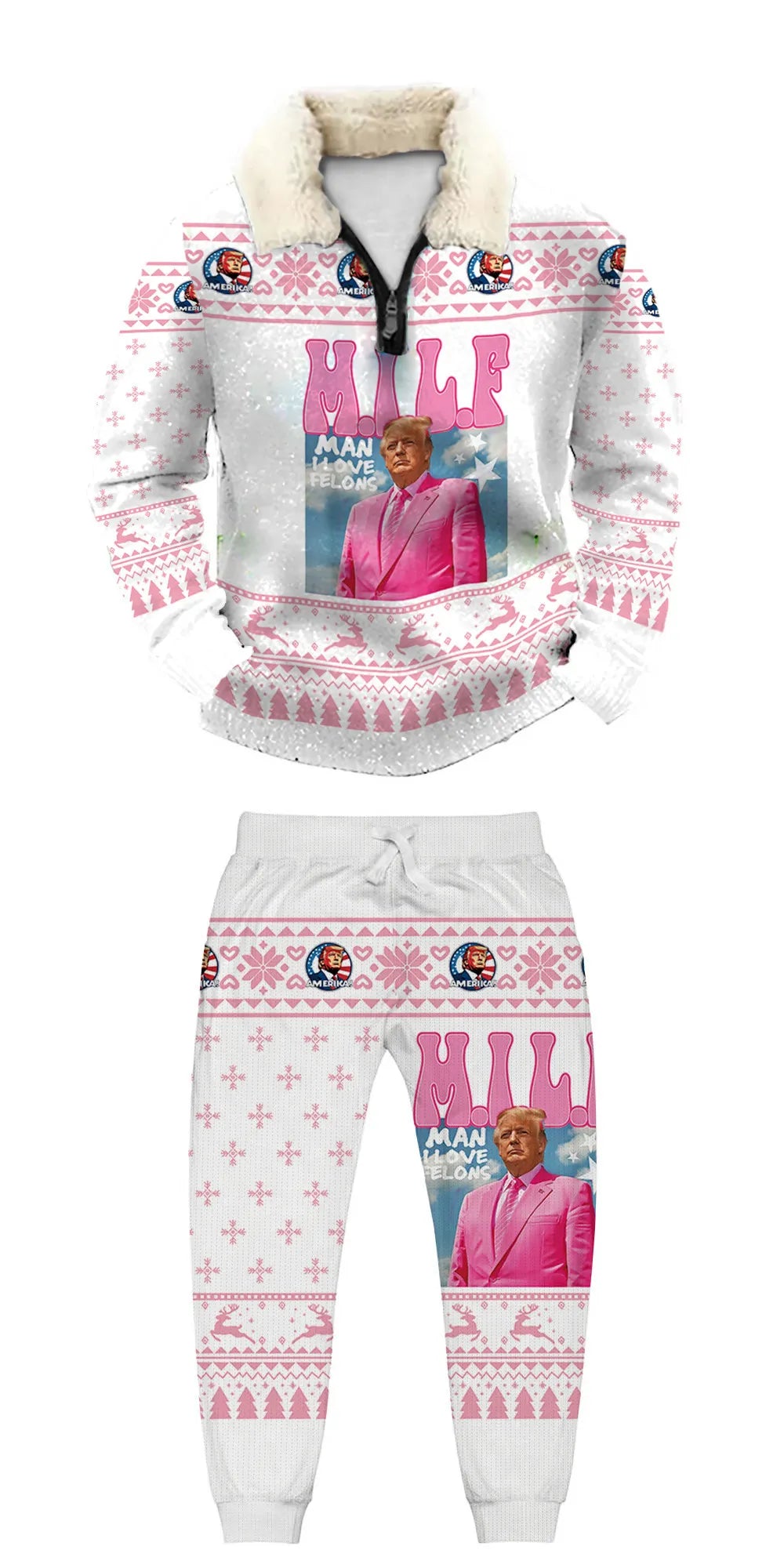 Ugly Quarter Zip Sweatshirt & Sweatpant Set af1f 1961 - product image