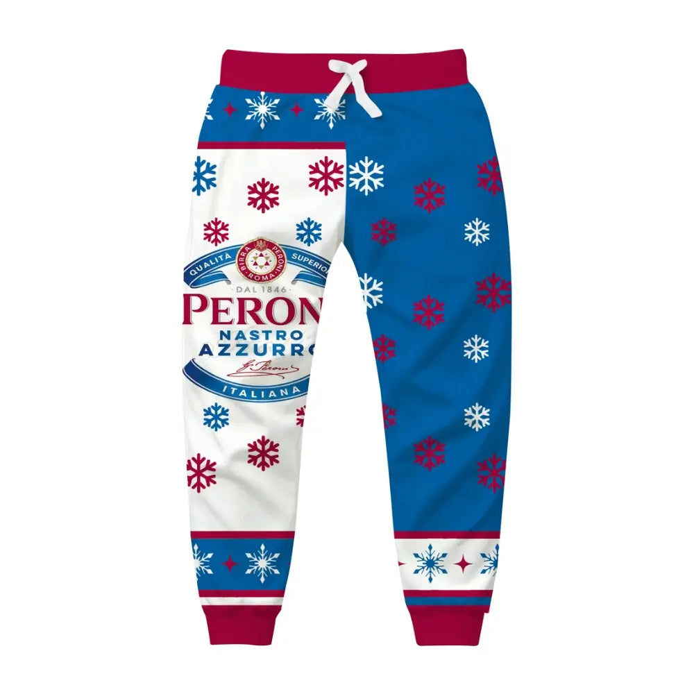 Alpine Snowfall Ugly Quarter Zip Sweatshirt & Sweatpant Set - THREADPARTY