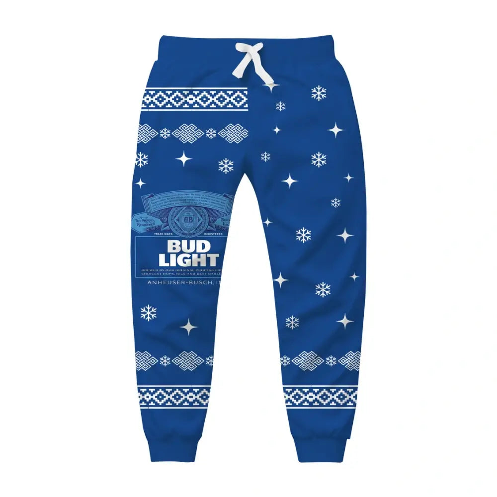 Arctic Blue Ugly Quarter Zip Sweatshirt & Sweatpant Set - THREADPARTY