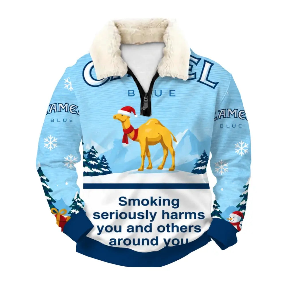 Arctic Smoke Ugly Quarter Zip Sweatshirt & Sweatpant Set - THREADPARTY