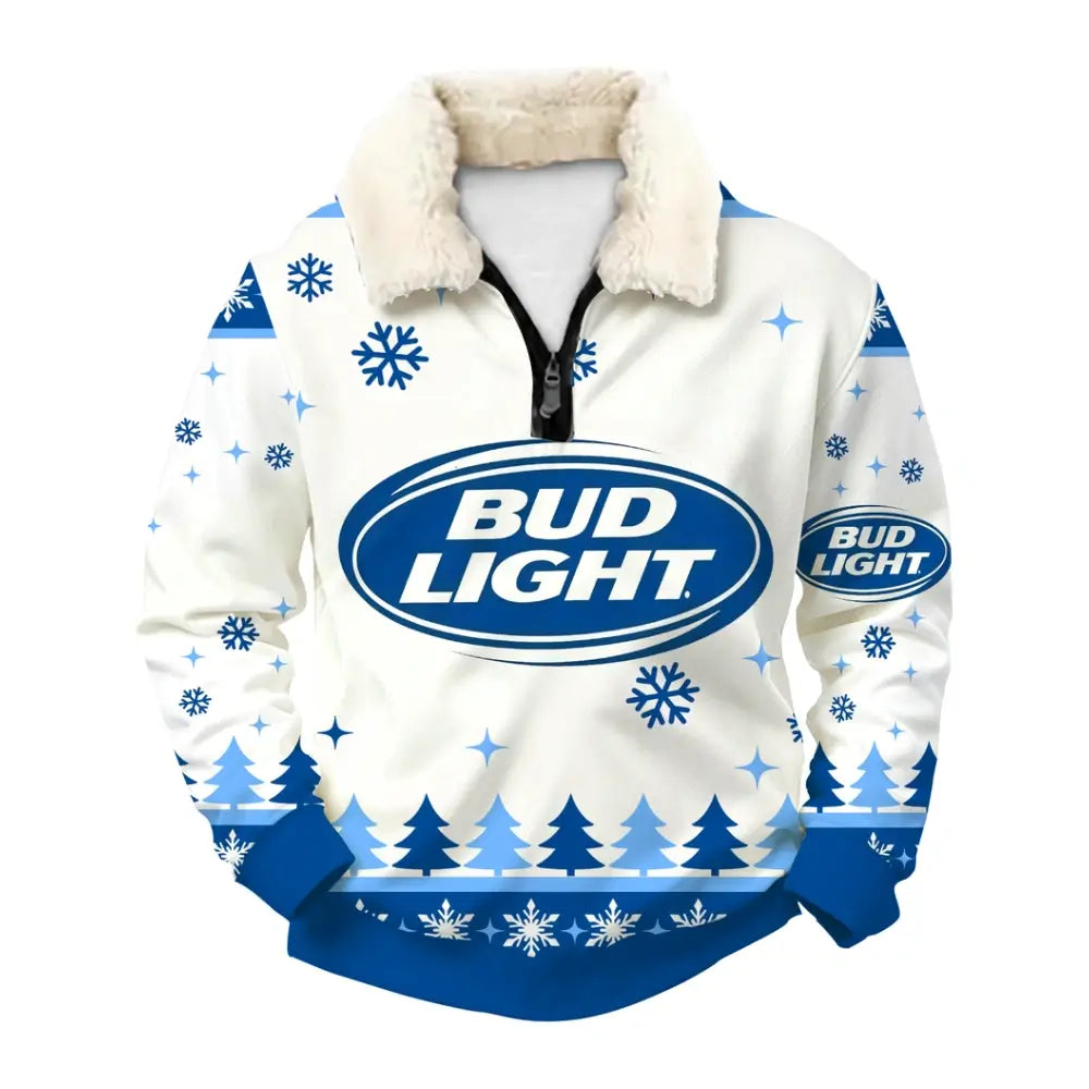 Blue Brew Ugly Quarter Zip Sweatshirt & Sweatpant Set - THREADPARTY
