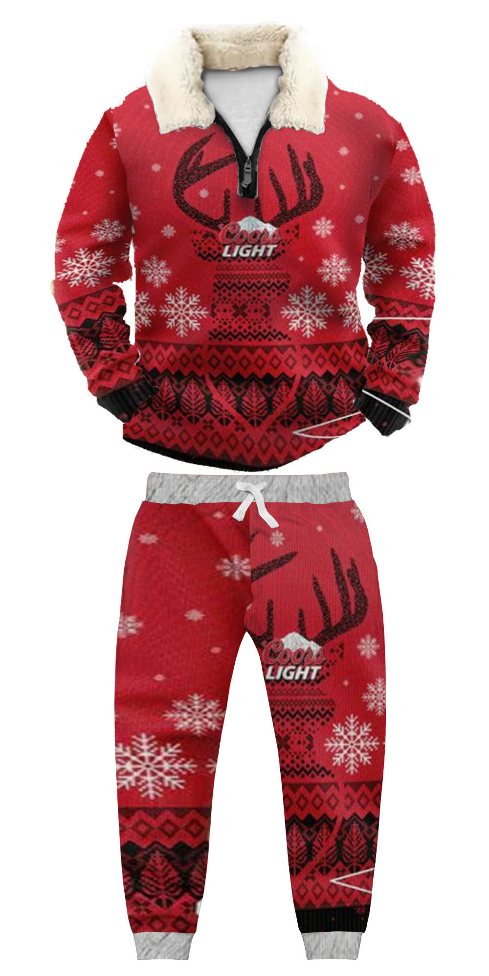 Ugly Quarter Zip Sweatshirt & Sweatpant Set c0e0 - product image