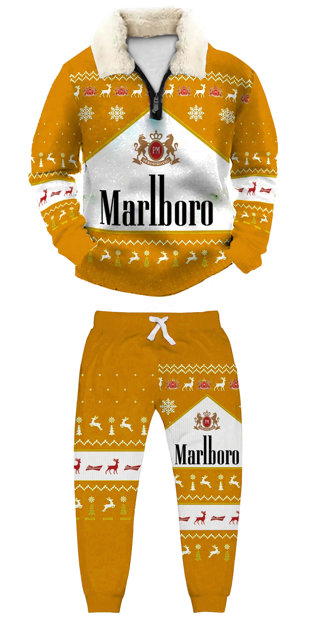 Ugly Quarter Zip Sweatshirt & Sweatpant Set 24f5 - product image 9